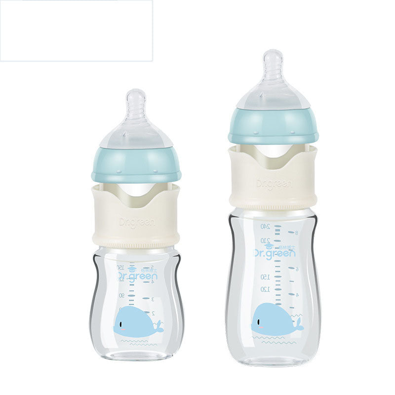 Glass Baby Bottle with Portable Heater
