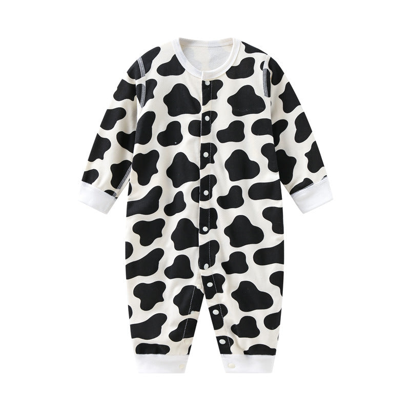 Jumpsuit Front Button Patterned