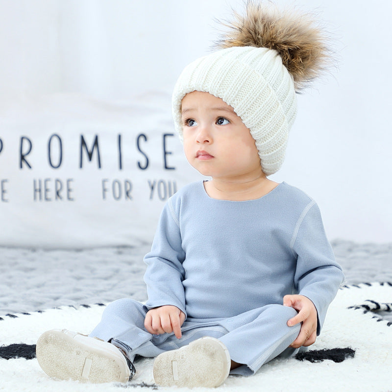 Baby Pyjamas Plain Polyester