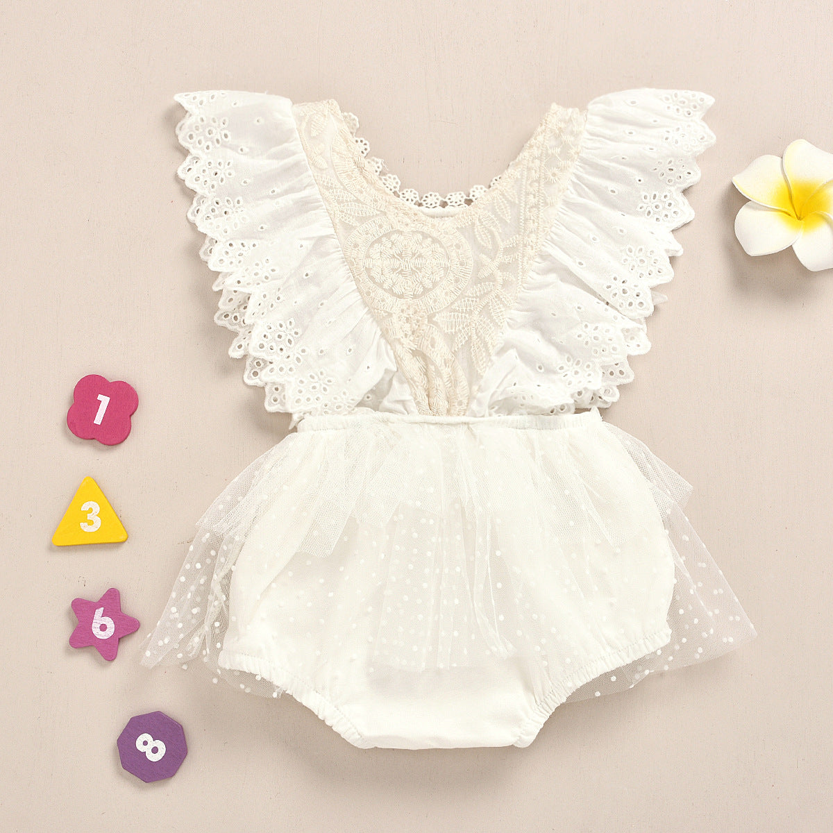 Lace baby jumpsuit Sleeve or Sleeveless