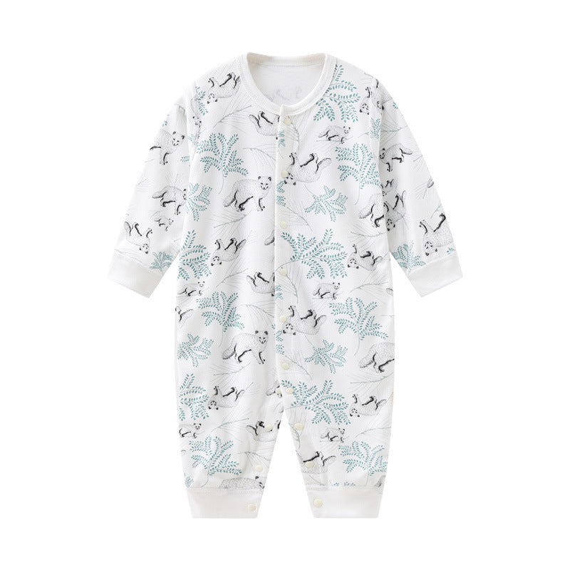 Jumpsuit Front Button Patterned