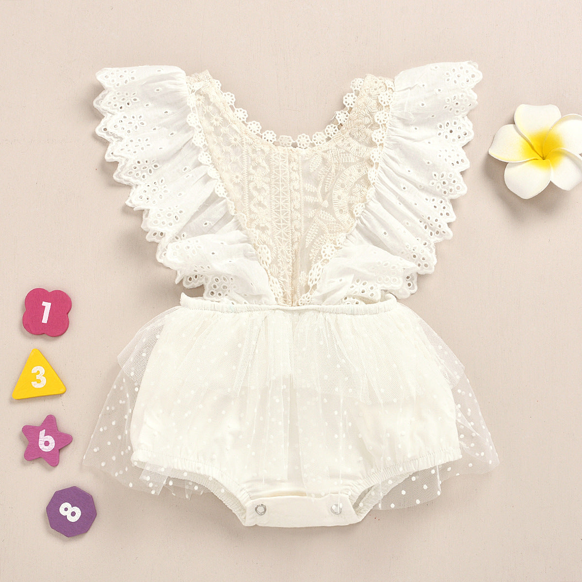 Lace baby jumpsuit Sleeve or Sleeveless