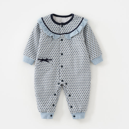 Frilly Cotton Jumpsuit