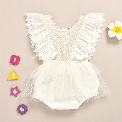 Lace baby jumpsuit Sleeve or Sleeveless