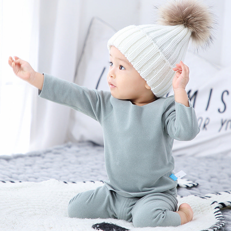 Baby Pyjamas Plain Polyester