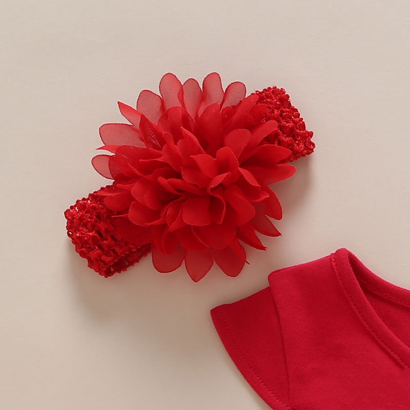 Princess Dress with Bow and Headband