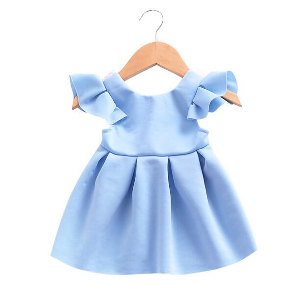 Frilled Dress with Bow