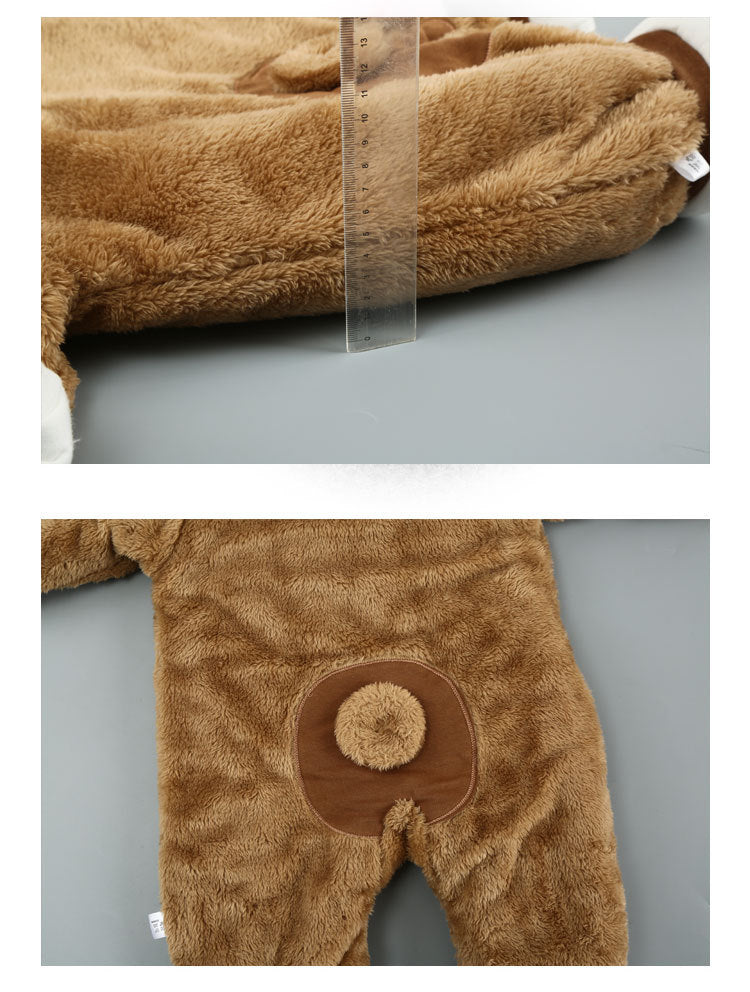 Woolly Cotton Animal Winter Onesie